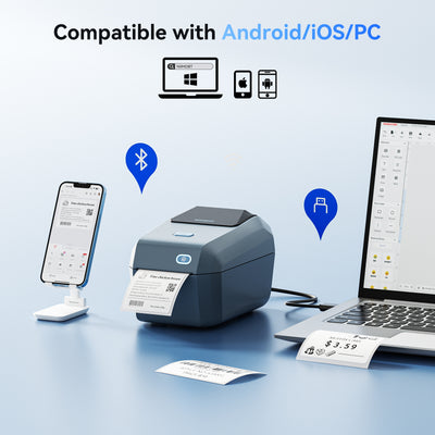 NB605 - NIIMBOT - K3 - THERMAL BUSINESS BLUETOOTH LABEL PRINTER - INCL 50X30MM LABEL ROLL WITH 900 LABELS