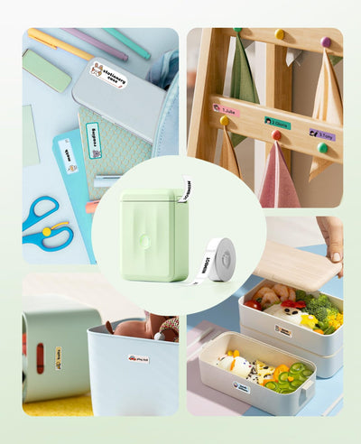 NB524 - NIIMBOT - D110_M - PORTABLE BLUETOOTH LABEL PRINTER INCL FREE LABEL ROLL (12X40MM)