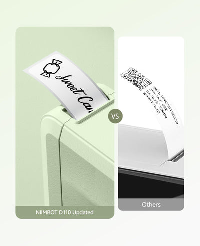 NB524 - NIIMBOT - D110_M - PORTABLE BLUETOOTH LABEL PRINTER INCL FREE LABEL ROLL (12X40MM)