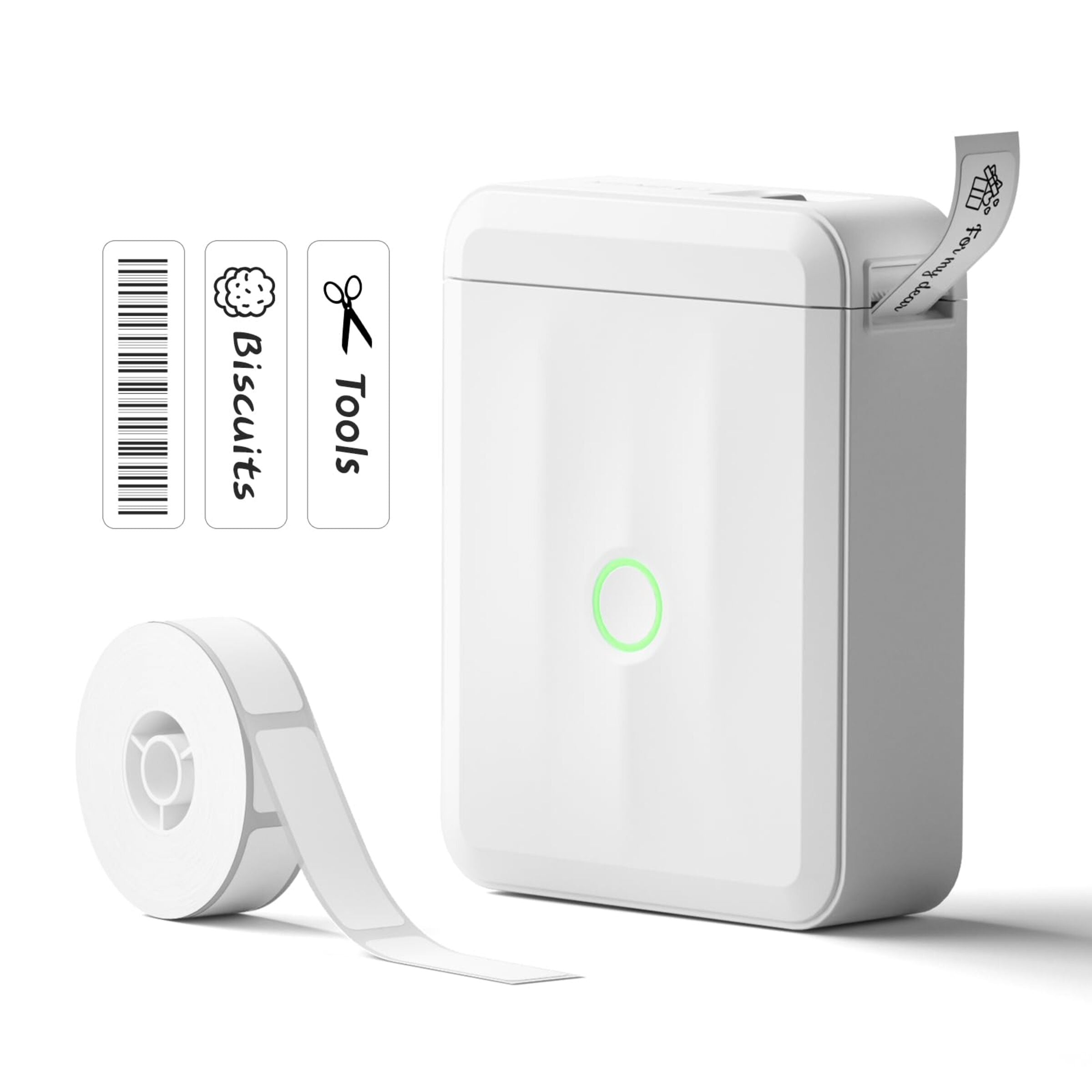 I-NIIMBOT - D110_M - PORTABLE BLUETOOTH LABEL PRINTER KUHLANGANISA NE-LABEL ROLL YAMAHHALA (12*40MM - WHITE)