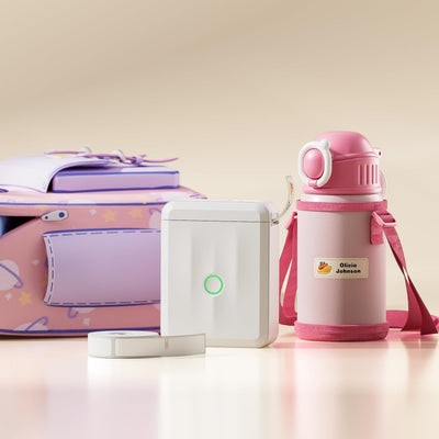 NB524 - NIIMBOT - D110_M - PORTABLE BLUETOOTH LABEL PRINTER INCL FREE LABEL ROLL (12X40MM)