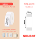 NB106 - Niimbot - D11 / D101 / D110 / H1S - 15x30mm - 195 White Labels