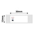 NB127 - NIIMBOT - D11 / D101 / D110 / H1S - 12X30MM - 210 BABY BEAR LABELS