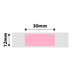 NB128 - NIIMBOT - D11 / D101 / D110 / H1S - 12X40MM - 160 PINK LABELS
