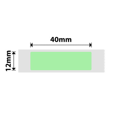 NB129 - NIIMBOT - D11 / D101 / D110 / H1S - 12X40MM - 155 GREEN LABELS