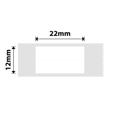 NIIMBOT - D Range - 6x22mm/2L - White - 500 Labels