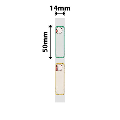 NB167 - NIIMBOT - D11 / D101 / D110 / H1S - 14X50MM - 130 WORK & REST B LABELS