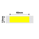 NB171 - NIIMBOT - D11 / D101 / D110 / H1S - 12X40MM - 160 BRIGHT YELLOW LABELS