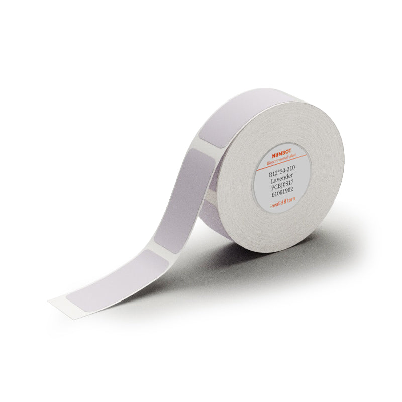 NIIMBOT - D Range - 12x30mm - Lavender - 210 Labels