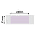 NB174 - NIIMBOT - D11 / D101 / D110 / H1S - 12X30MM - 210 LAVENDER LABELS
