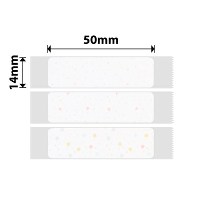 I-NB175 - NIIMBOT - D11 / D101 / D110 - 14*50MM - 130 AMALEBO NGOKUQHUBEKA NGAMUNYE - I-MEMORY DESIGN