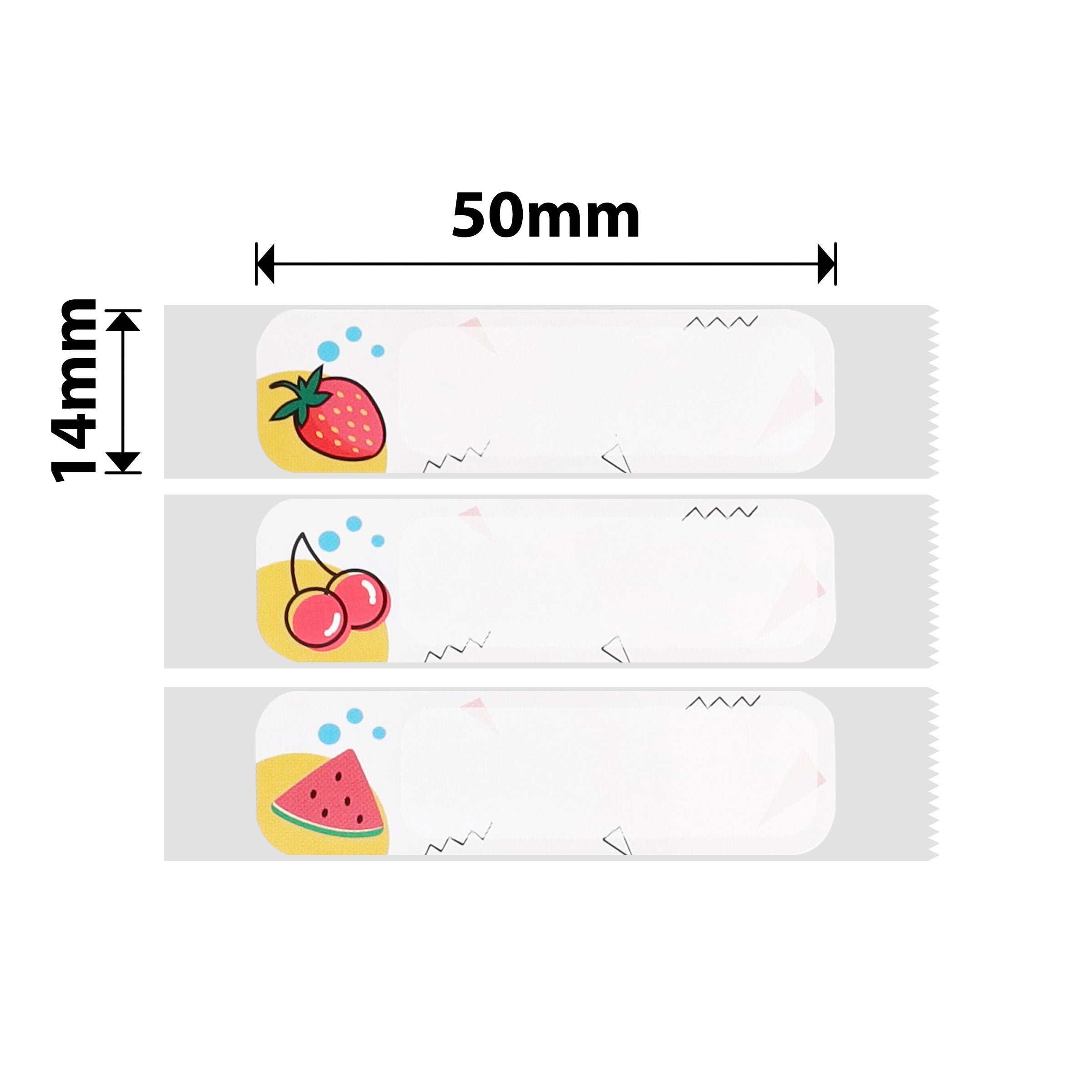 NIIMBOT - D Range - 14x50mm - Fruit - 125 Labels