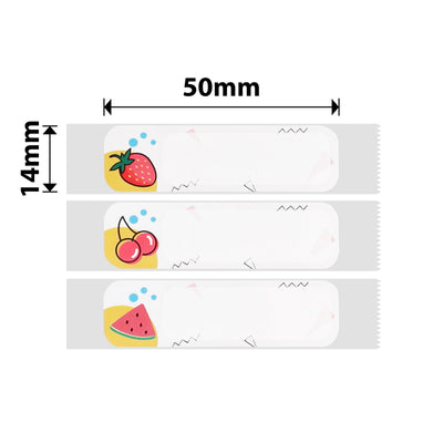 NIIMBOT - D Range - 14x50mm - Fruit - 125 Labels