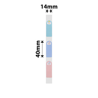 NB287 - NIIMBOT - D11 / D101 / D110 / H1S - 14X40MM - 160 BABY FACE LABELS