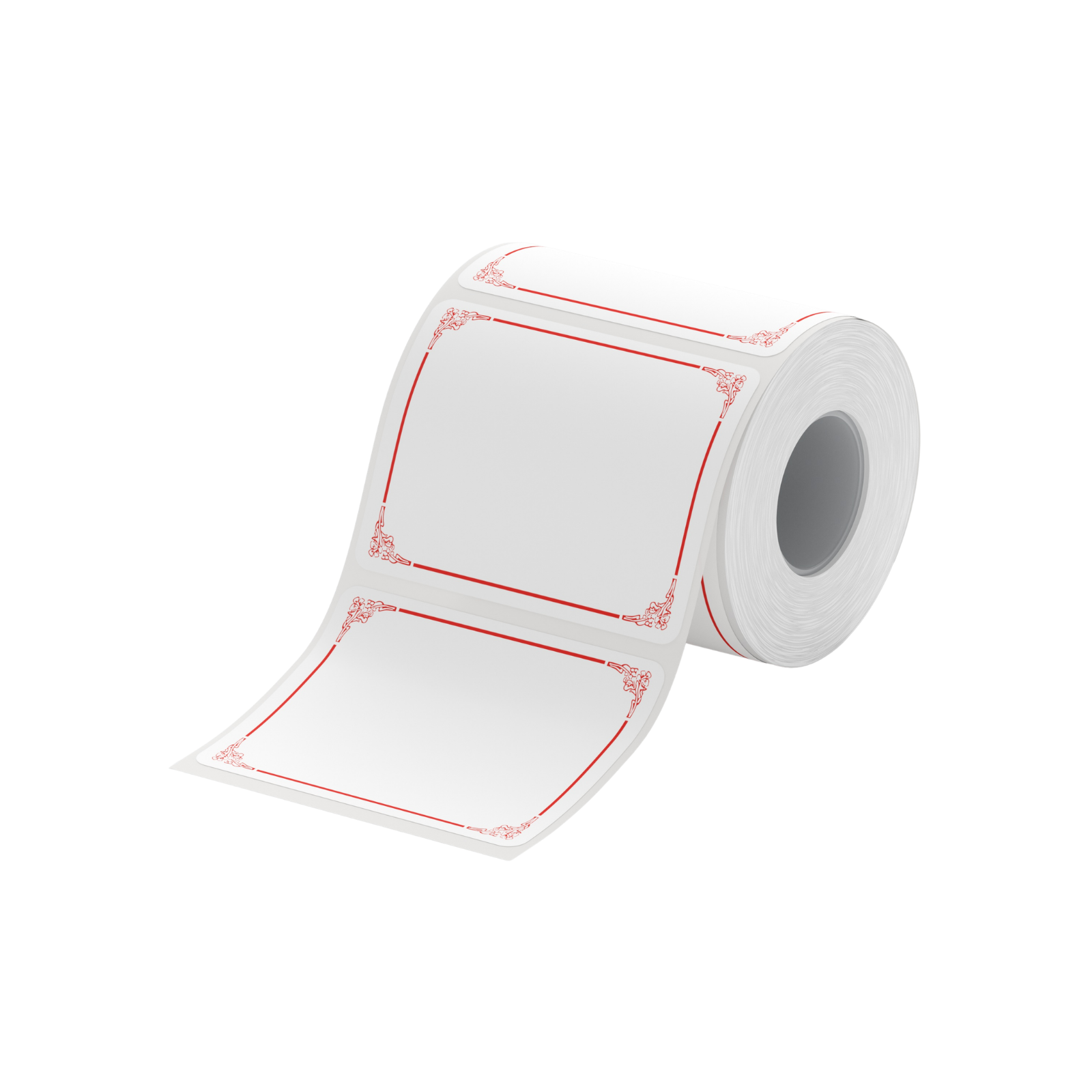 NB188 - NIIMBOT - B1 / B21 / B3S - 30*40MM - 230 ETIKETTE PER ROL - ROOI RANDONTWERP