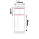 NB204 - NIIMBOT - B1 / B21 / B3S - 30*70MM - RING - 100 ETIKETTE PER ROL - ROOI RANDONTWERP 