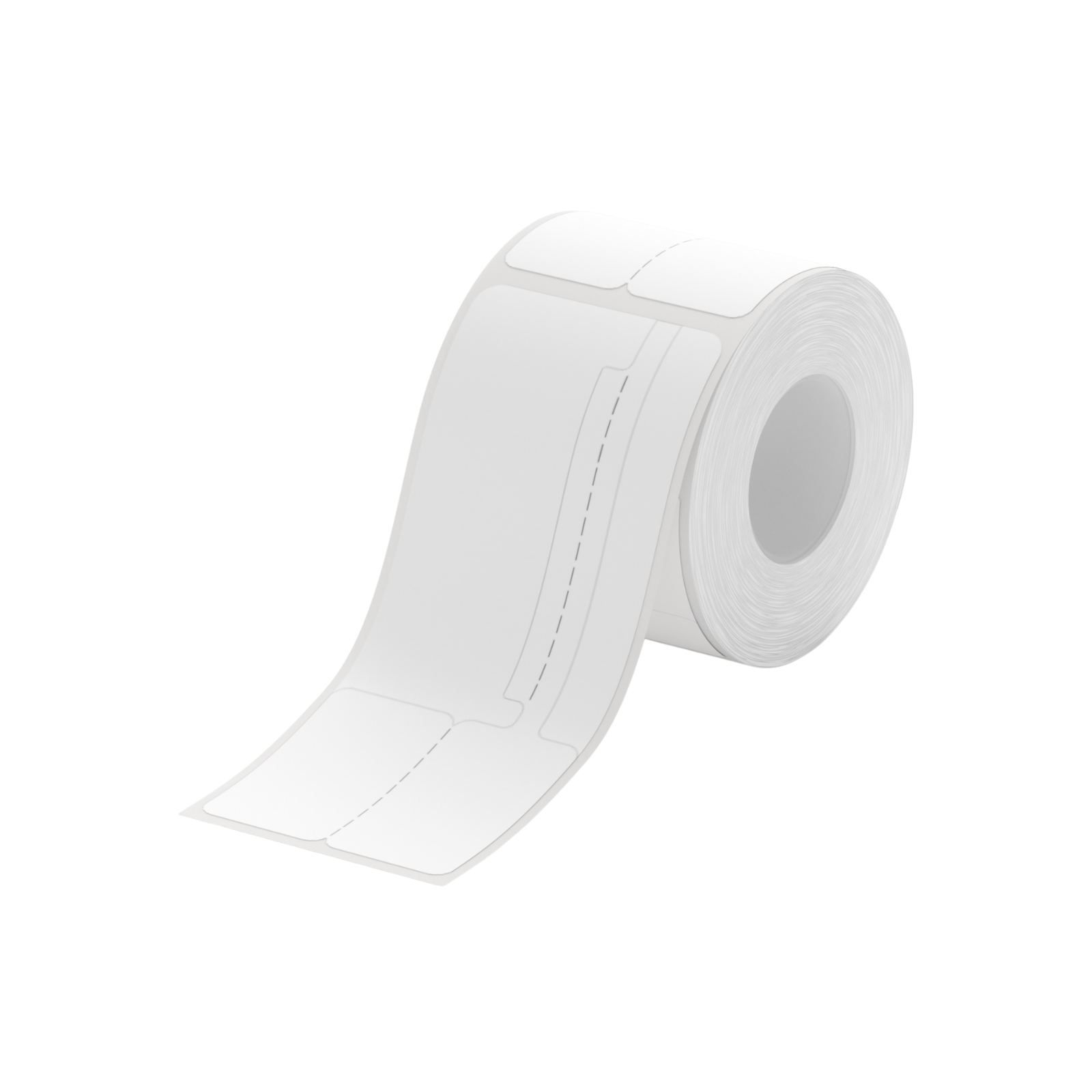 NB205 - NIIMBOT - B1 / B21 / B3S - T30*70MM (30*25+45) - 100 ETIKETTE PER ROL - WIT - KABELONTWERP 