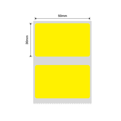 NB230 - Niimbot - B1 / B21 / B31 / B3S / B4 - 50x30mm - 230 Yellow Thermal Labels