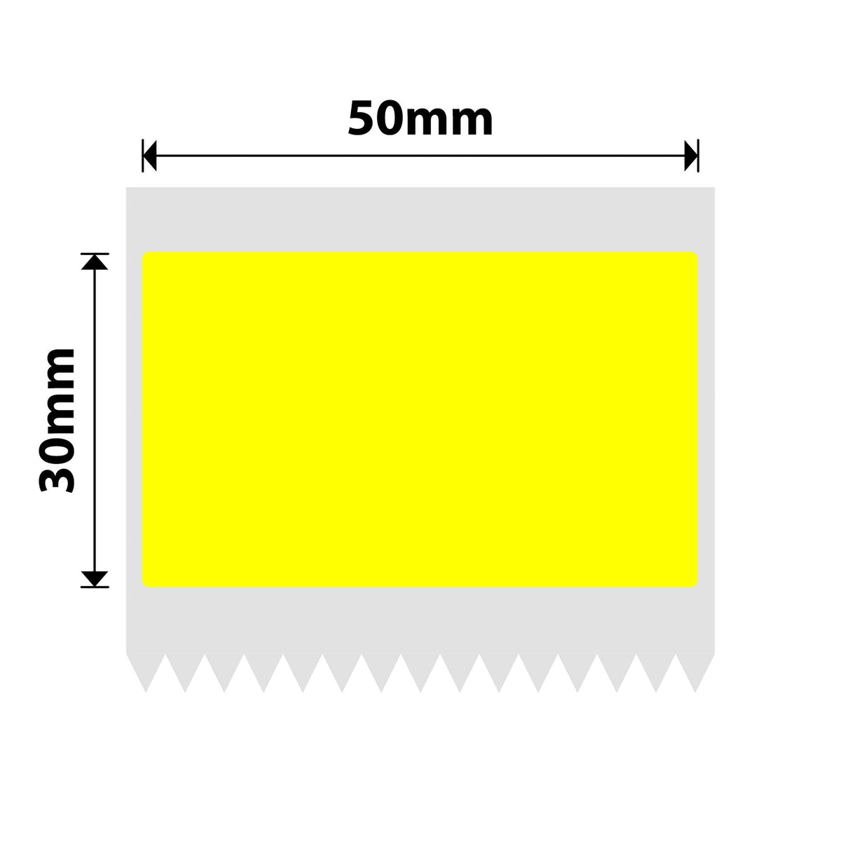 NB230 - NIIMBOT - B1 / B21 / B3S - 50*30MM - 230 GEEL TERMIESE ETIKETTE
