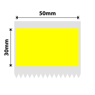 NB230 - NIIMBOT - B1 / B21 / B3S - 50*30MM - 230 GEEL TERMIESE ETIKETTE
