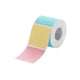 NIIMBOT - B Range - 34x34mm - Wavy Round Pink, Yellow & Blue - 200 Labels
