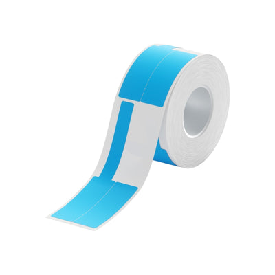 NB249 - NIIMBOT - B1 / B21 / B3S - R02F - 25*78MM (25X38+40X7) -100 BLOU TERMIESE ETIKETTE - KABELONTWERP 