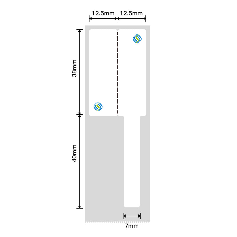 NB253 - NIIMBOT - B1 / B21 / B3S / B4 - 25X78MM - 100 WHITE CABLE LABELS (DUPLICATE NB246)