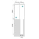 NB253 - Niimbot - B1 / B21 / B3S / B4 - 25x78mm - 100 White Cable Labels (Duplicate Nb246)
