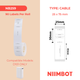 NB259 - Niimbot - D101 Only - 25x75mm - 90 Eternal Jewellery Tag Labels