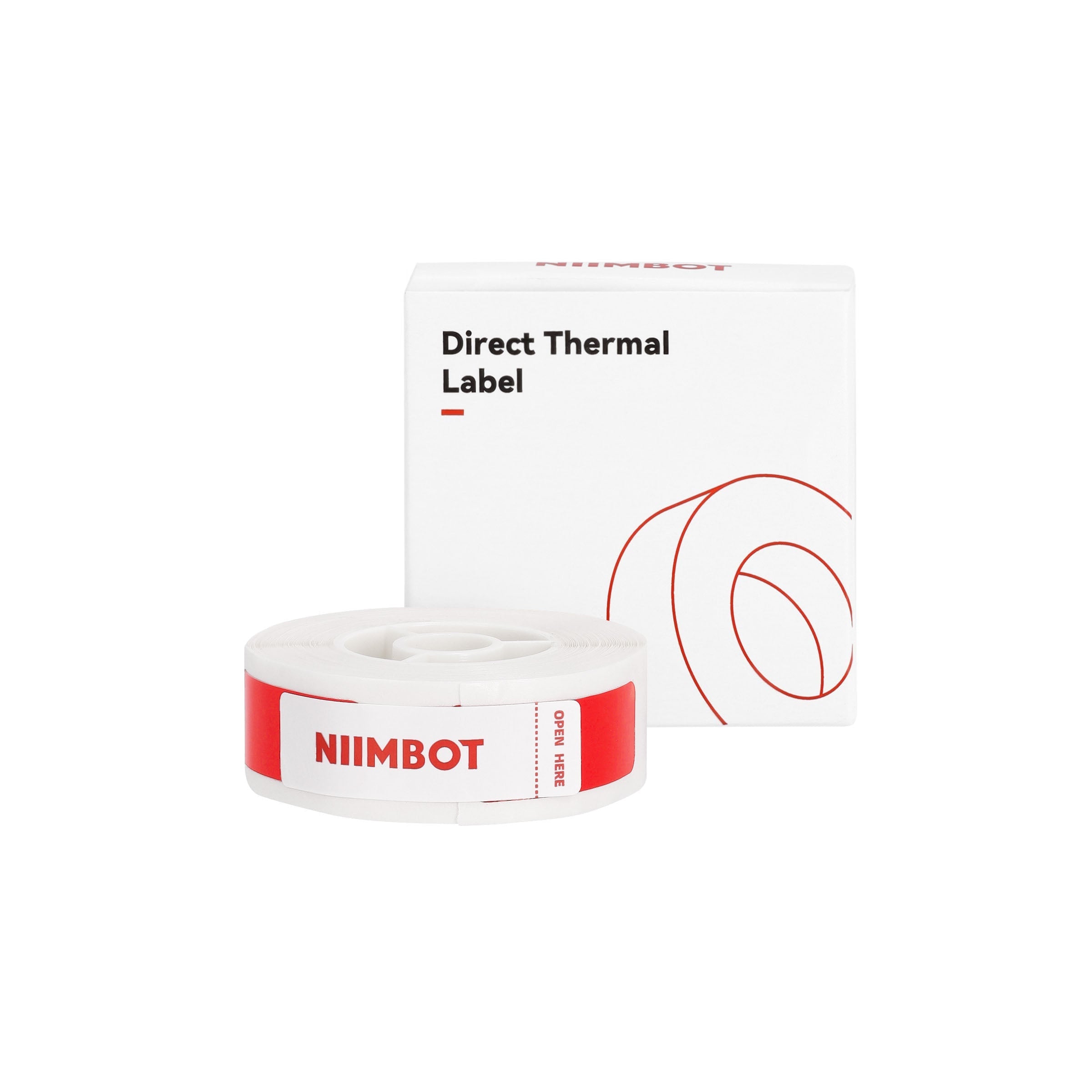 NIIMBOT - D Range - 10x25mm - Red - 225 Labels