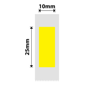 NB267 - NIIMBOT - D11 / D101 / D110 / H1S - 10X25MM - 240 YELLOW LABELS
