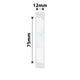 NB274 - NIIMBOT - D11 / D101 / D110 / H1S - 12X75MM - 90 DREAM CABLE LABELS