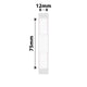 NB275 - NIIMBOT - D11 / D101 / D110 / H1S - 12X75MM - 90 MILK CANDY CABLE LABELS