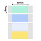 NB281 - NIIMBOT - D11 / D101 / D110 / H1S - 14X30MM - 210 CORNFIELD 4 COLOURS LABELS