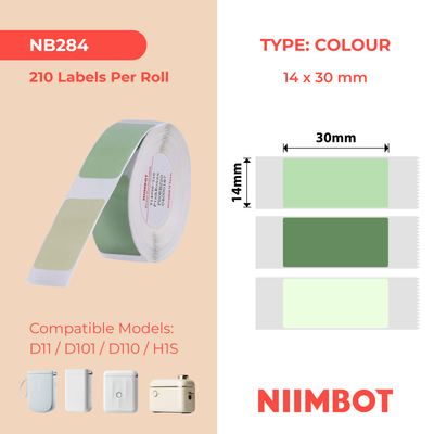 NB284 - NIIMBOT - D11 / D101 / D110 - R14*30 - 210 AMALEBO NGOKUQONGQWA NGAMUNYE - OKULUHLAZA 3