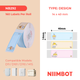 NB292 - Niimbot - D11 / D101 / D110 / H1S - 14x40mm - 160 Dreaming Puppy Labels