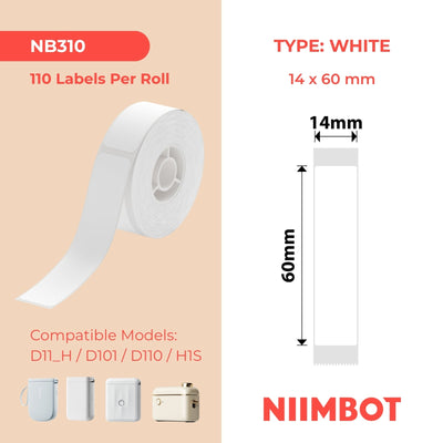 NB310 - NIIMBOT - D11 / D101 / D110 - R14*60 - 110 AMALEBO NGOKUQONGA NGAWO - EMHLOPHE