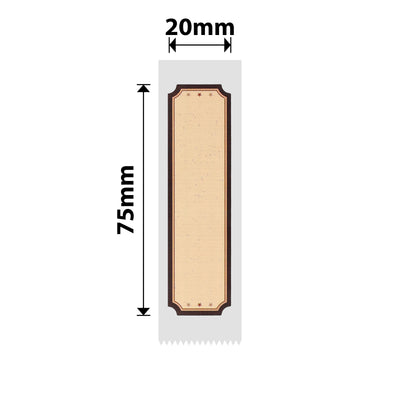 NB328 - NIIMBOT - D101 ONLY - 20X75MM - 90 WOOD LOVE LABELS