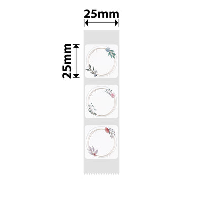 NB334 - NIIMBOT - D101 ONLY - 25X25MM - 230 PARK CIRCLE LABELS