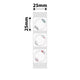 NB334 - NIIMBOT - D101 ONLY - 25X25MM - 230 PARK CIRCLE LABELS