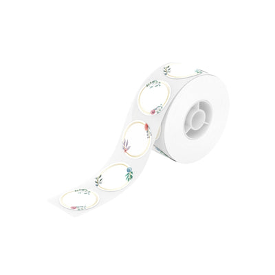 NIIMBOT - D101 Only - 25x25mm - Flower Park Round - 230 Labels