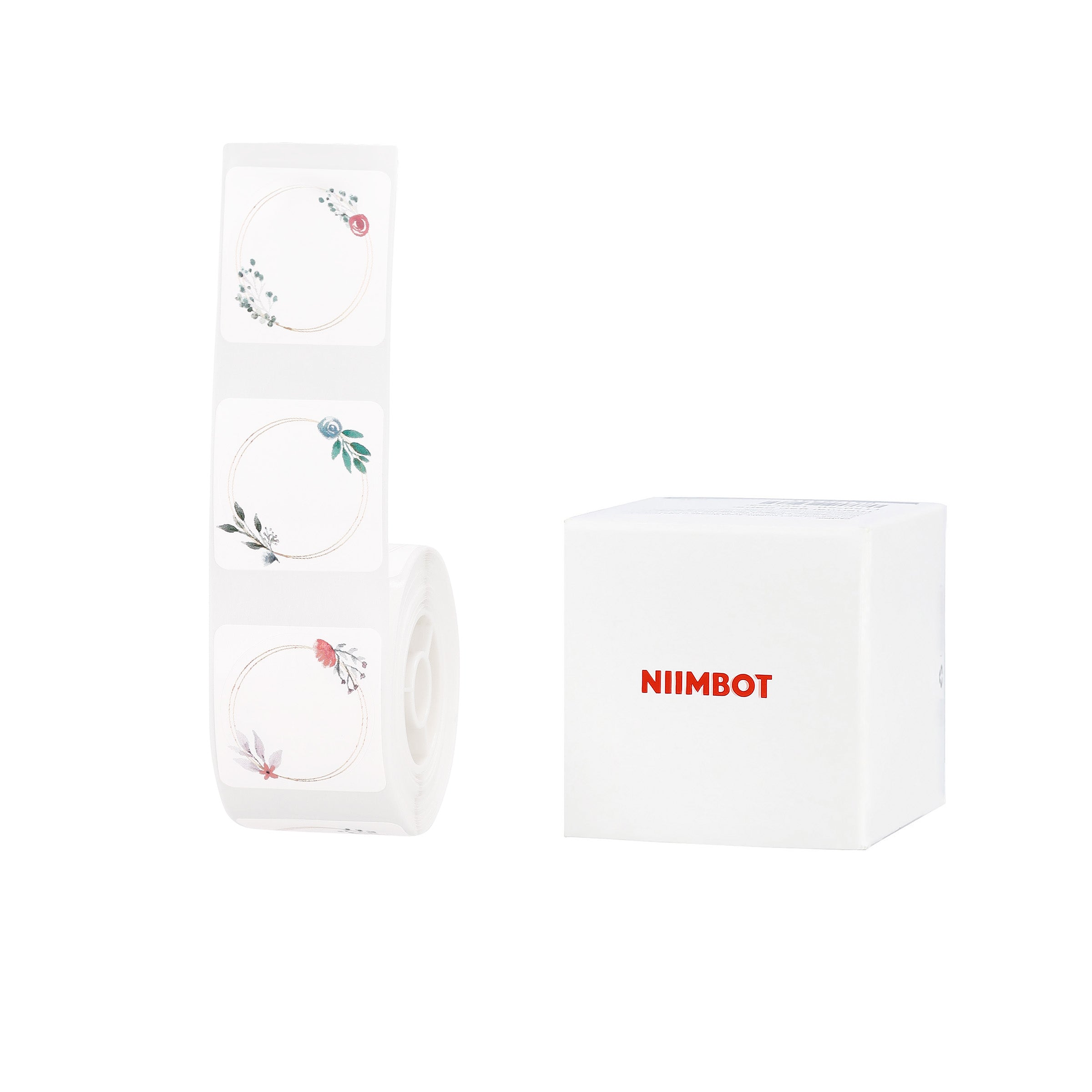 NIIMBOT - D101 Only - 25x25mm - Flower Park Round - 230 Labels