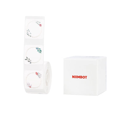 NIIMBOT - D101 Only - 25x25mm - Flower Park Round - 230 Labels