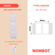NB337 - Niimbot - D101 Only - 25x30mm - 210 Elegant Labels
