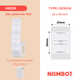NB339 - Niimbot - D101 Only - 25x30mm - 210 Forever Labels
