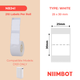 NB341 - Niimbot - D101 Only - 25x30mm - 210 White No Hole Labels
