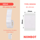 NB343 - Niimbot - D101 Only - 25x30mm - 210 Snow Colour Labels