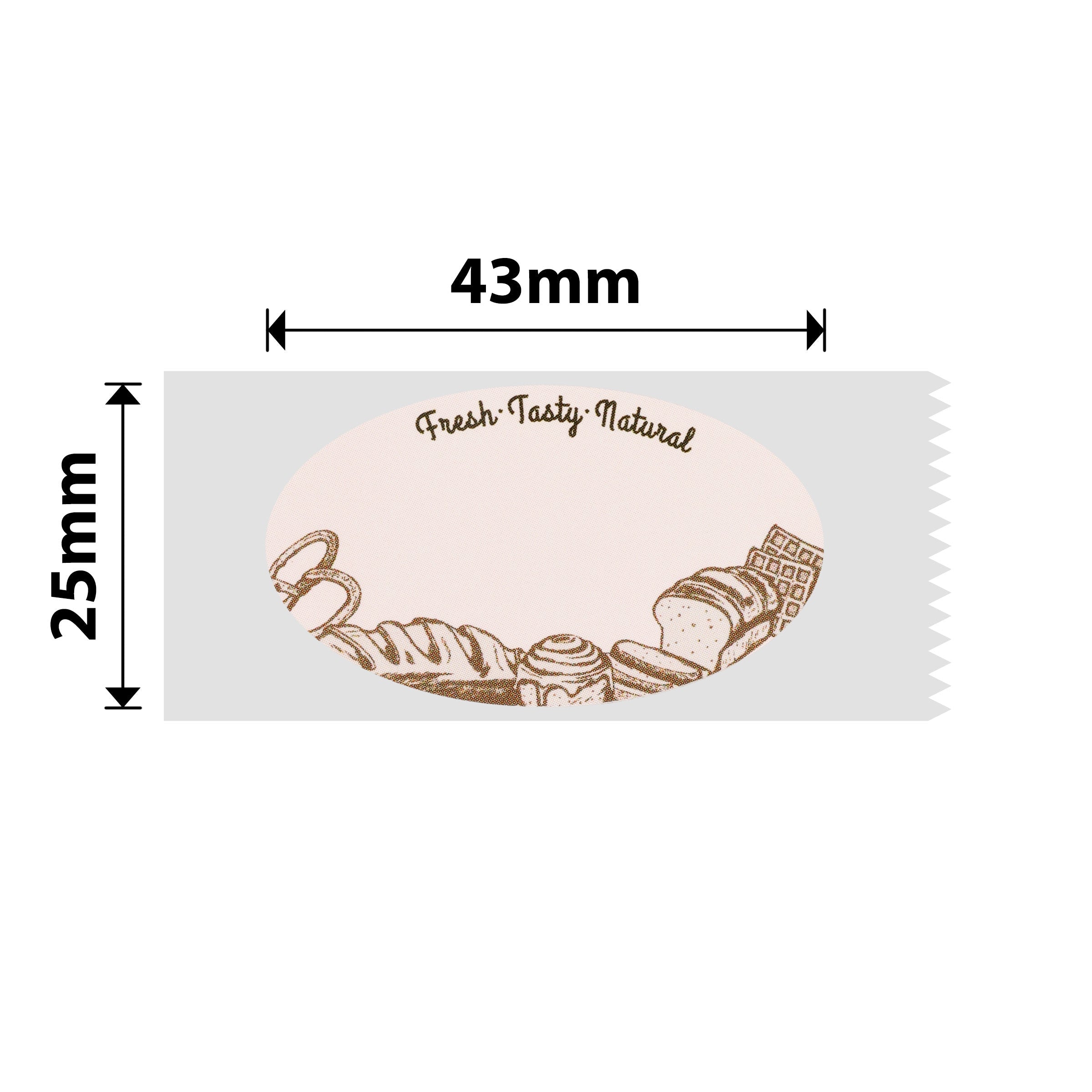 NIIMBOT - D101 Only - 25x43mm - Sweet Tea - 145 Labels
