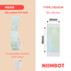 NB369 - Niimbot - D101 Only - 25x50mm - 125 Morning Labels