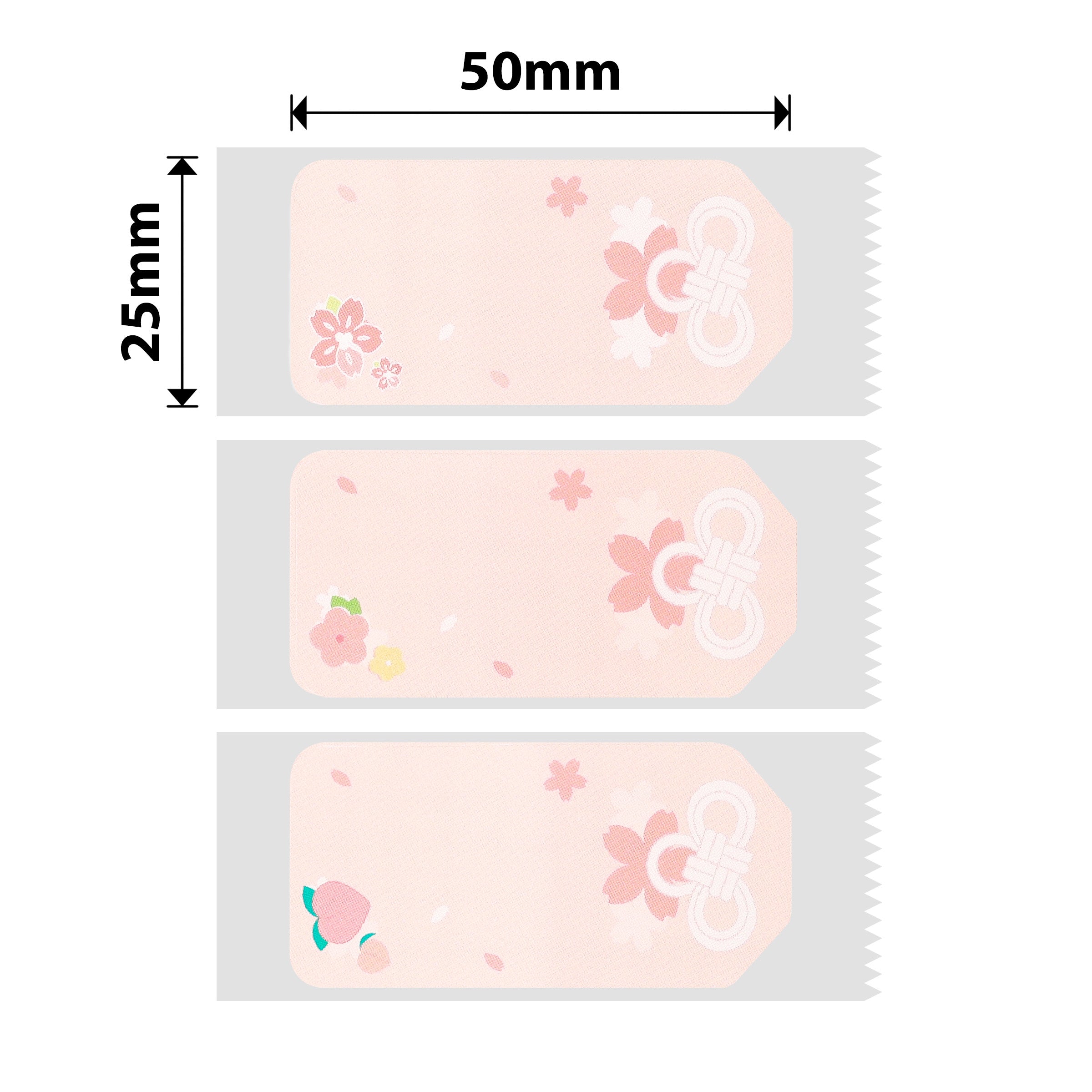 NIIMBOT - D101 Only - 25x50mm - Sakura Flower Knot - 125 Labels